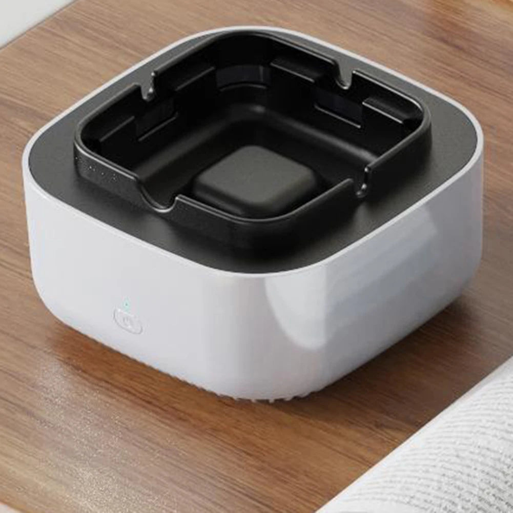 Ashtray Anion Purification Portable Multifunctional Smoke Filter Plastic Battery Powered Strong Purification for Home Office Car