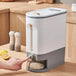 Food Grade Rice Dispenser Rice Storage Container Rice Dispenser Capacity Visible Container for Flour Beans Cereal Grains