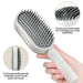 Self Cleaning Hair Brush 3D Air Cushion Massage Comb Airbag Massage Brush One-Key Cleaning Detangling Hair Brush Styling Tools